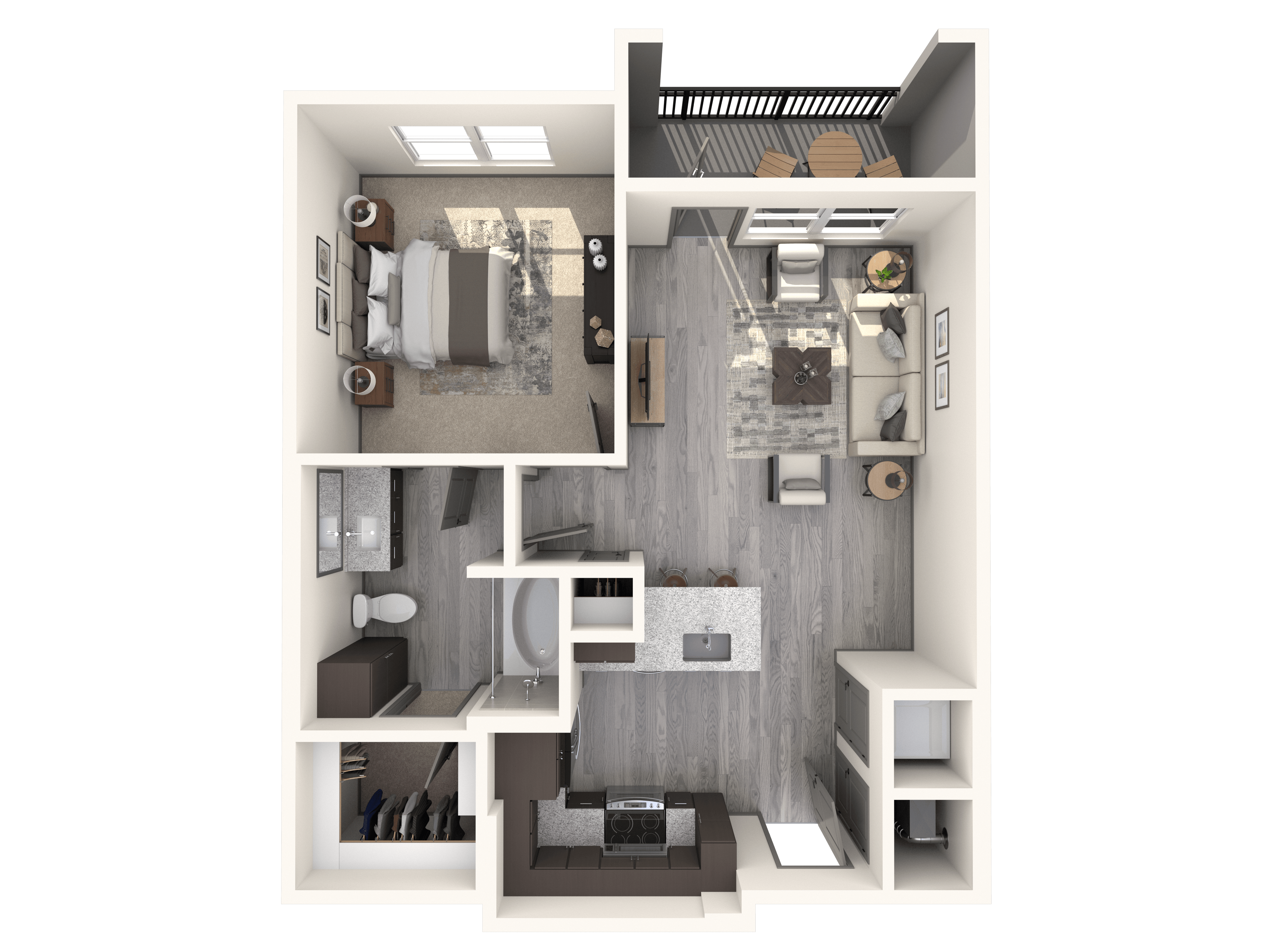 A 1.0 floor plan